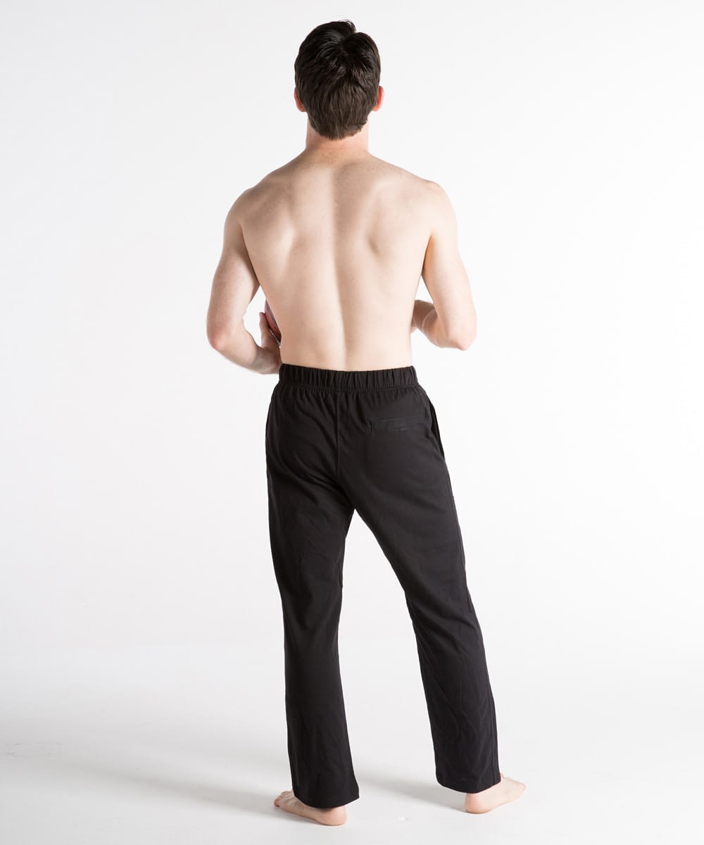 Tall Men's Slim-Fit Jersey Athletic Pants - Black - FORtheFIT.com
